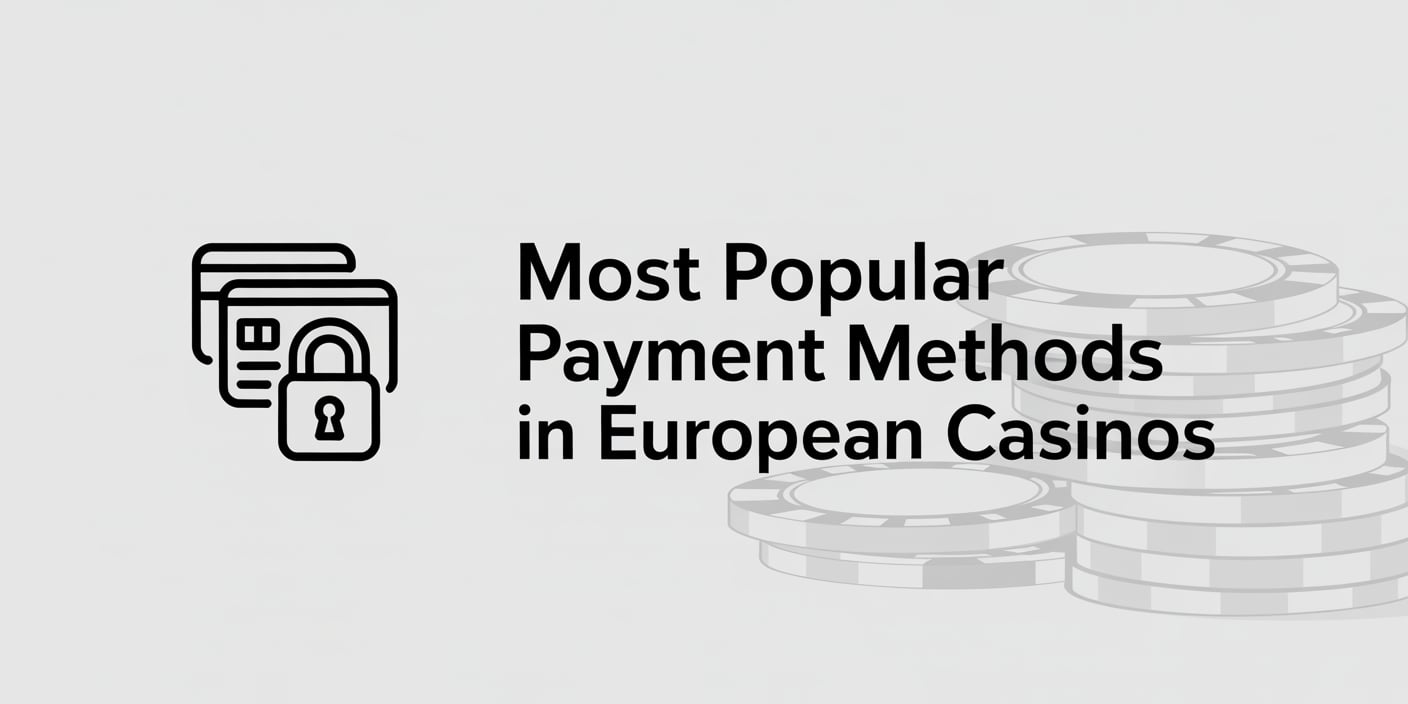 Most Popular Payment Methods in European Casinos
